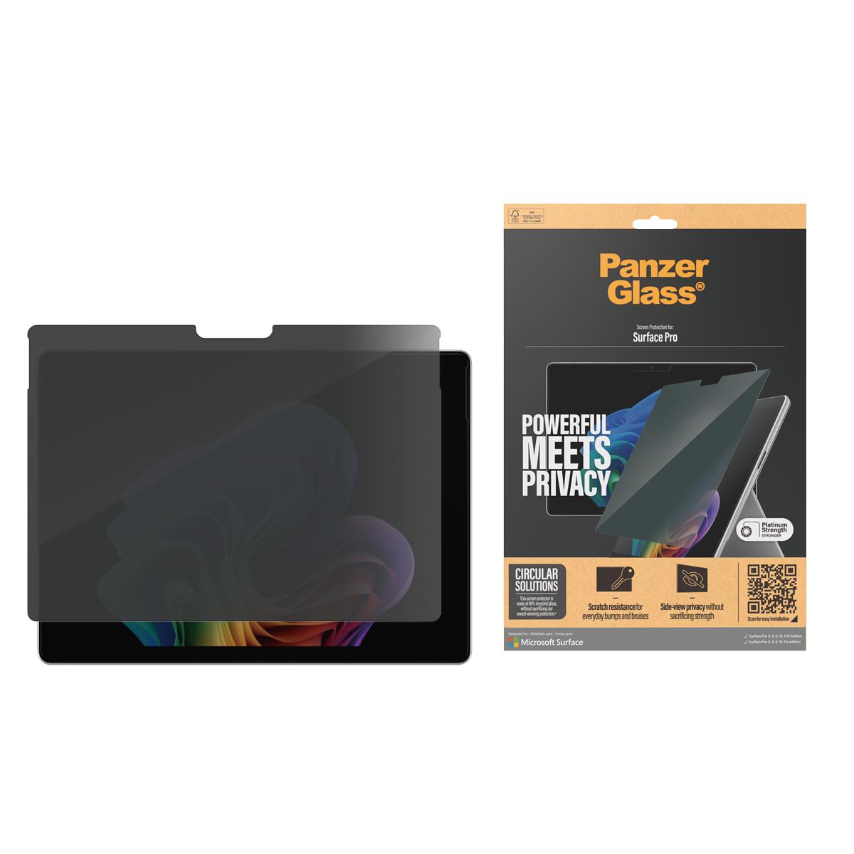 Screen Protector Privacy - Microsoft Surface Pro X/8/9/10/11th Edition