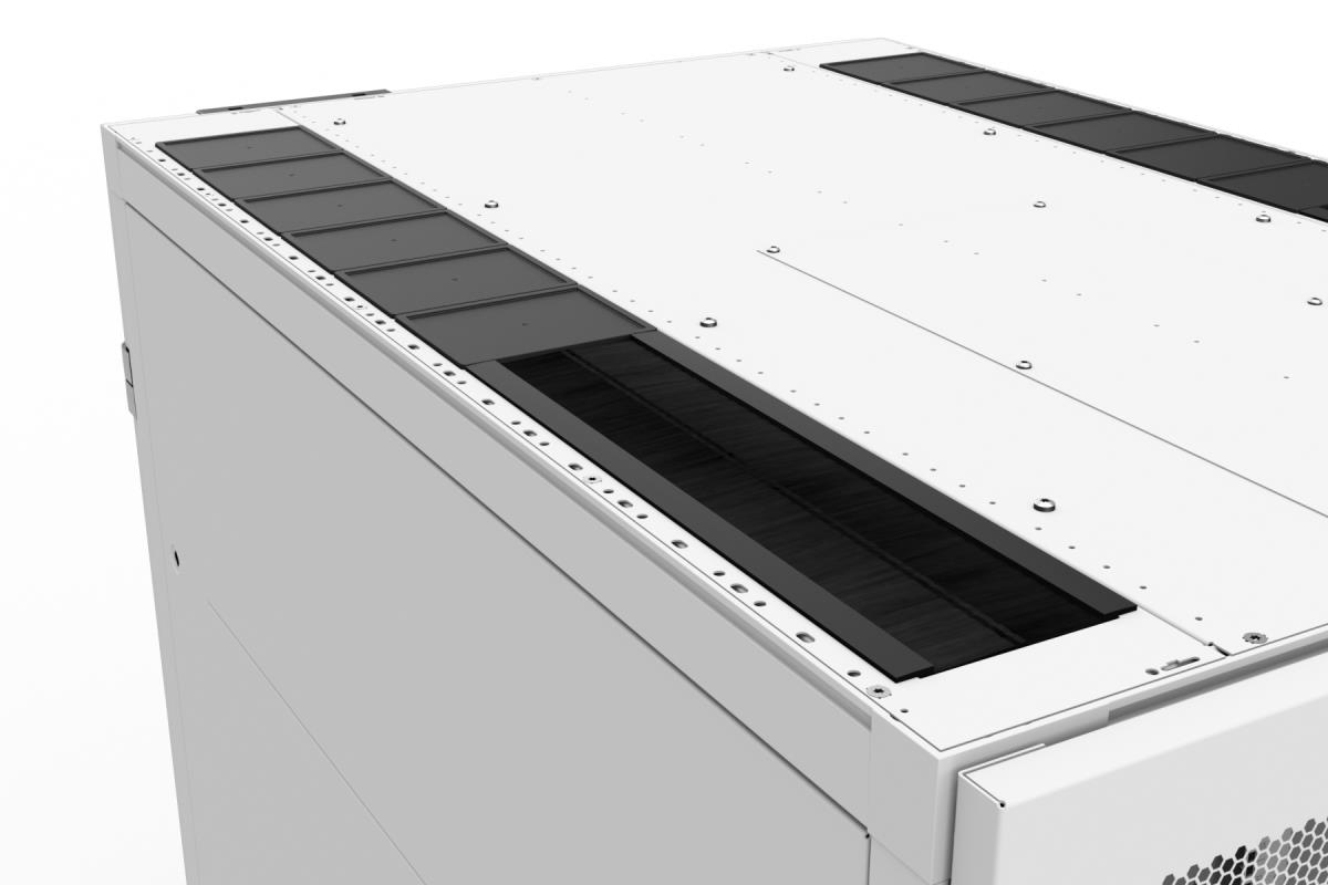 Server Cabinet W600 D1200 42u Side Panels Fd S80 Percent Rd D80 Percent White