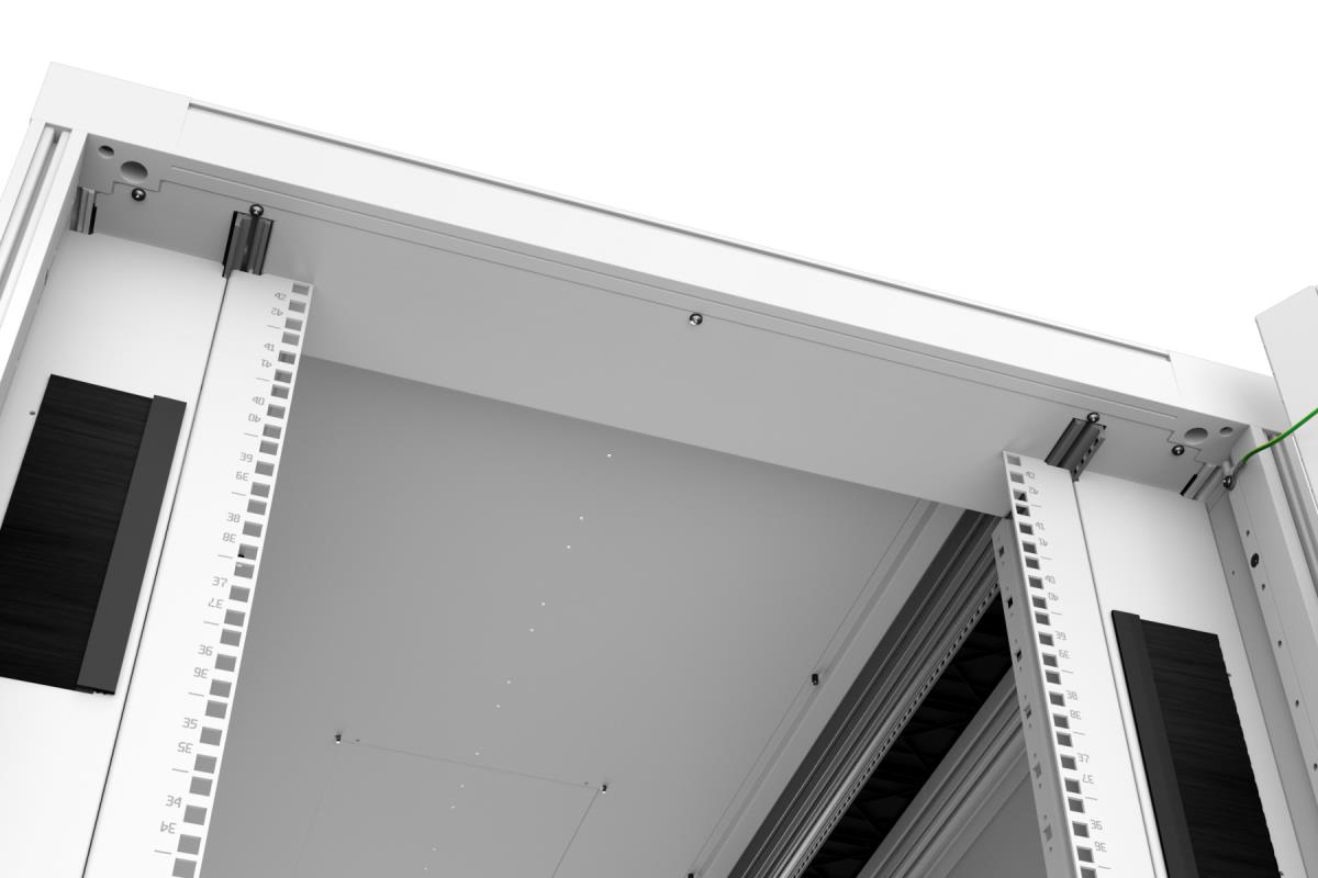 Server Cabinet W800 D1200 52u Airflow Combi Lock Fd S80 Percent Rd D80 Percent White