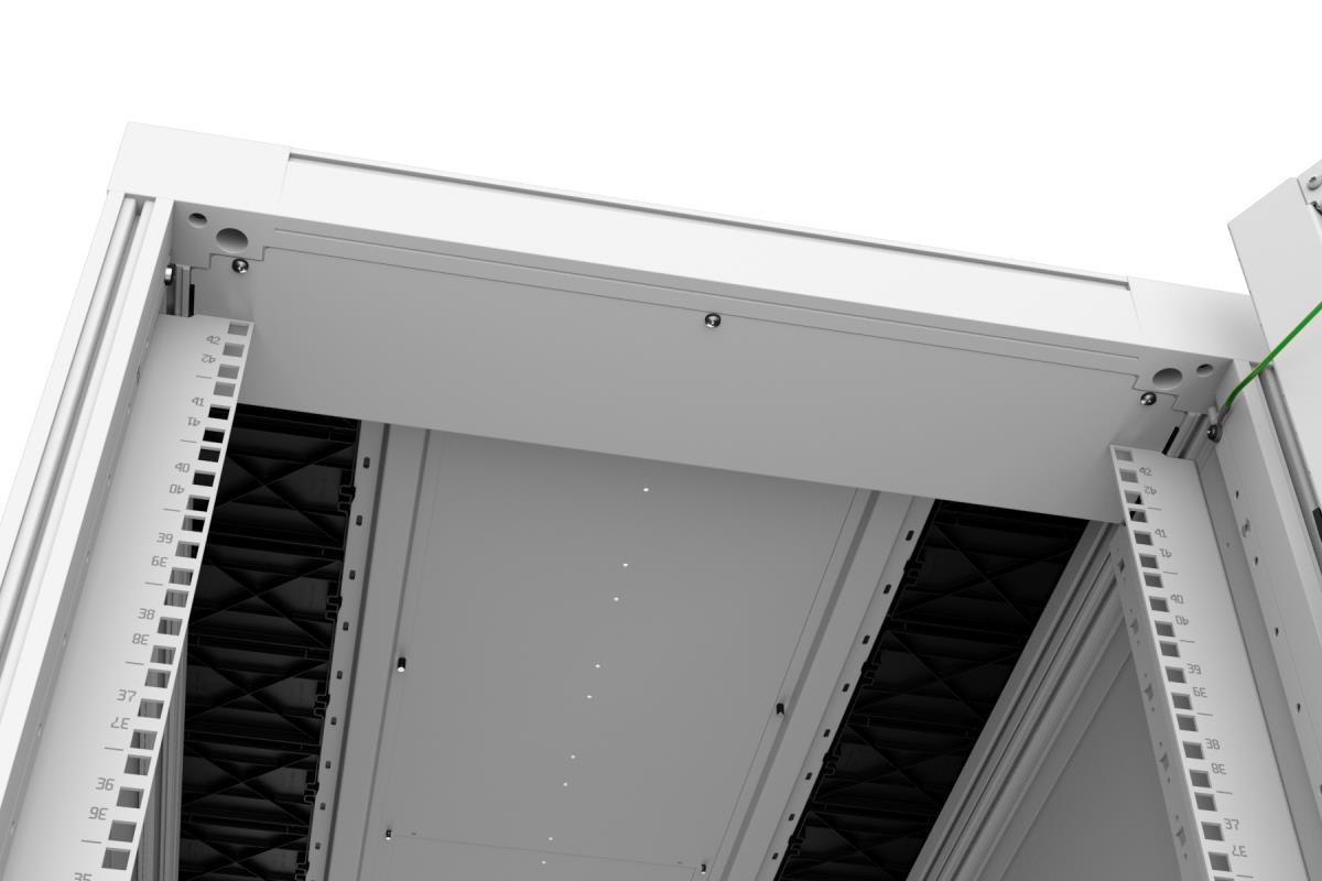 Server Cabinet W600 D1200 52u Airflow Combi Lock Fd S80 Percent Rd D80 Percent White
