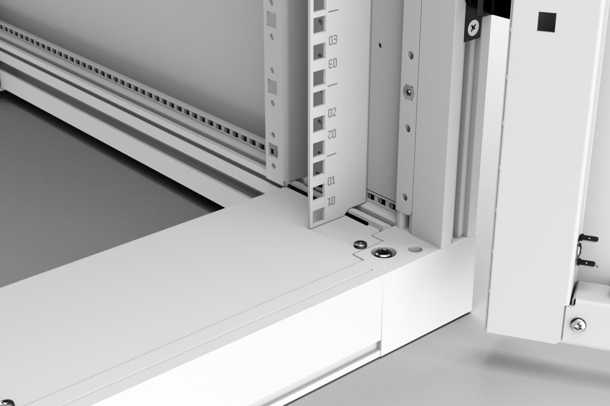 Server Cabinet W600 D1000 47u Side Panels Airflow Fd S80 Percent Rd D80 Percent White