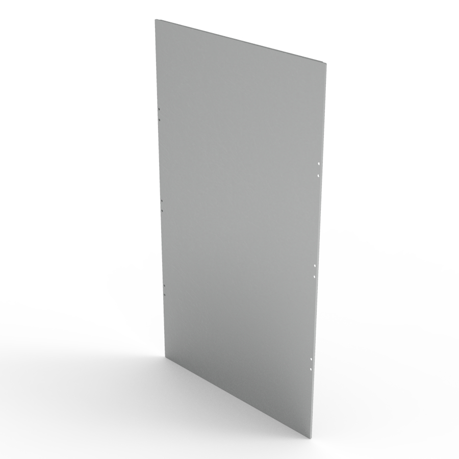 Side Divider Panel - No Coating - 600mm - 42u