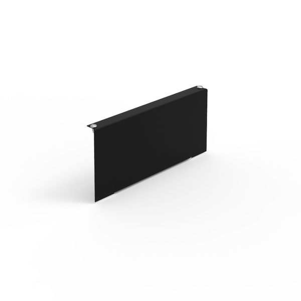 Roof Divider Panels - End Cover - 500mm X 100mm - Black