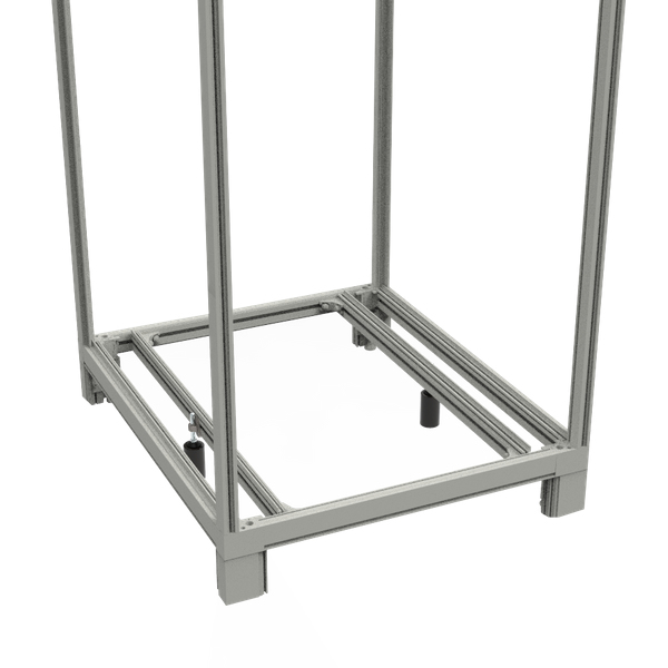 Mid-adjustable Base Legs For Socle 2 Pieces H200mm No Coating