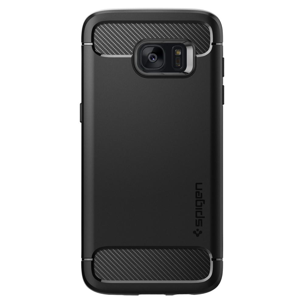 Galaxy S7 Edge Case Rugged Armor Black