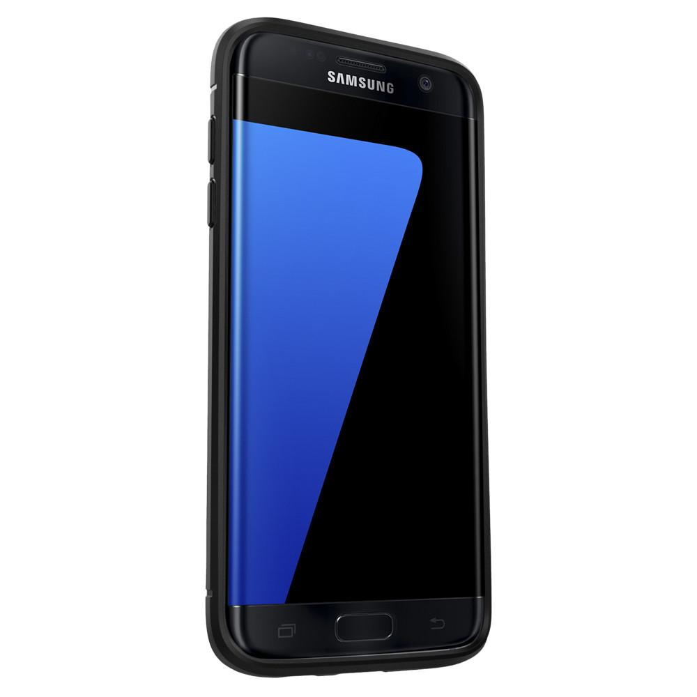 Galaxy S7 Edge Case Rugged Armor Black