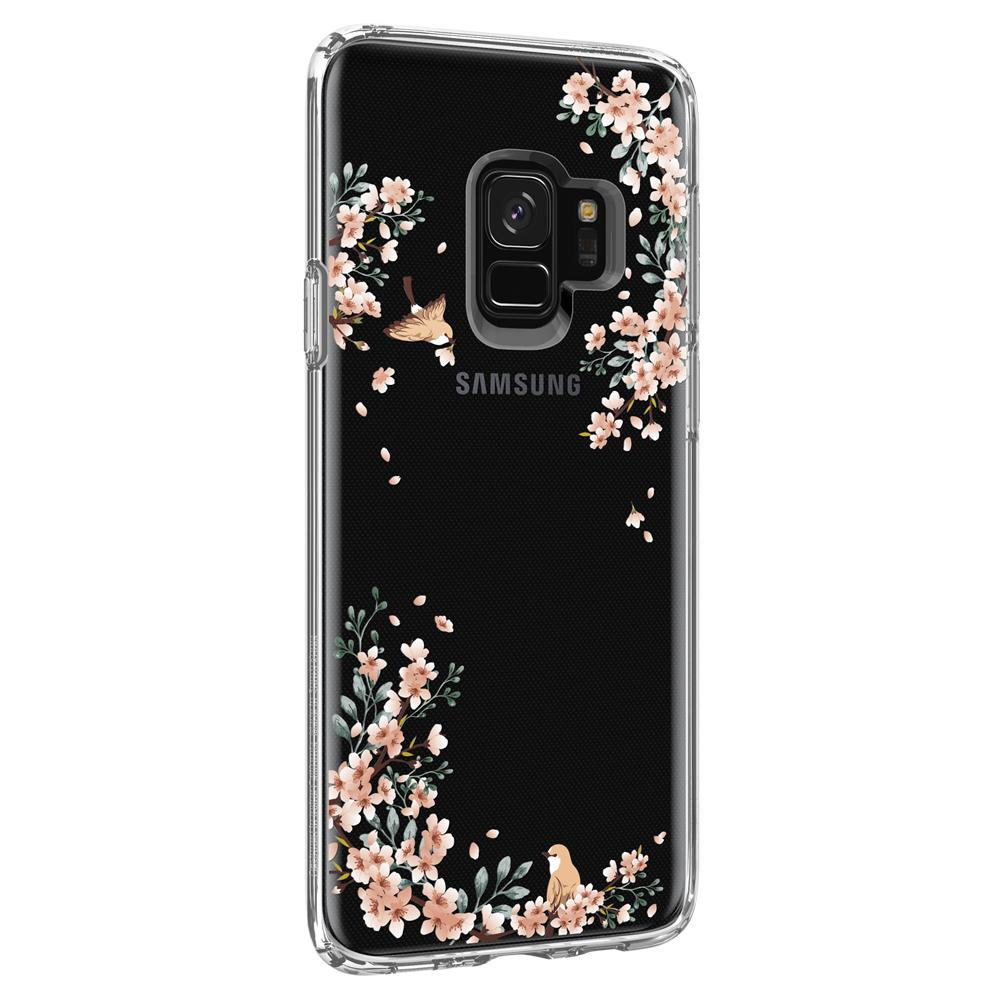 Galaxy S9 Case Liquid Crystal Blossom Nature
