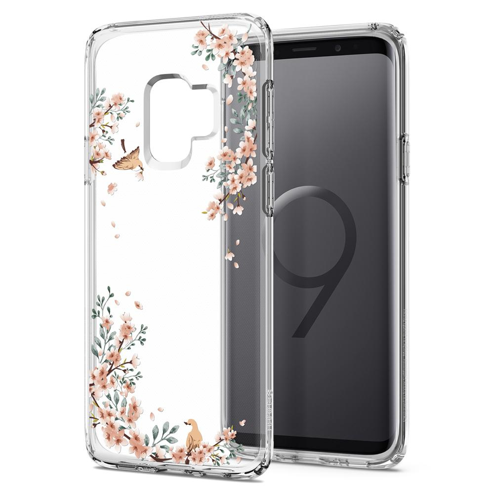 Galaxy S9 Case Liquid Crystal Blossom Nature