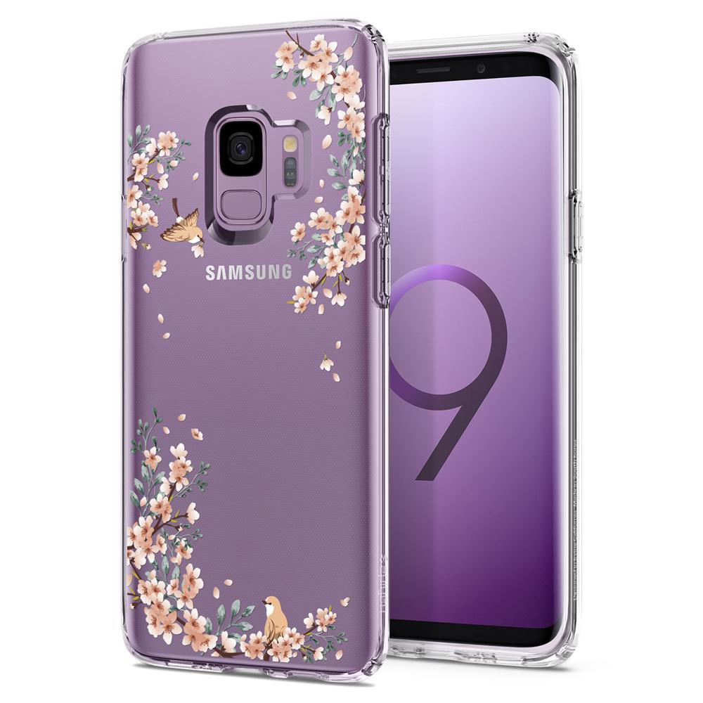 Galaxy S9 Case Liquid Crystal Blossom Nature