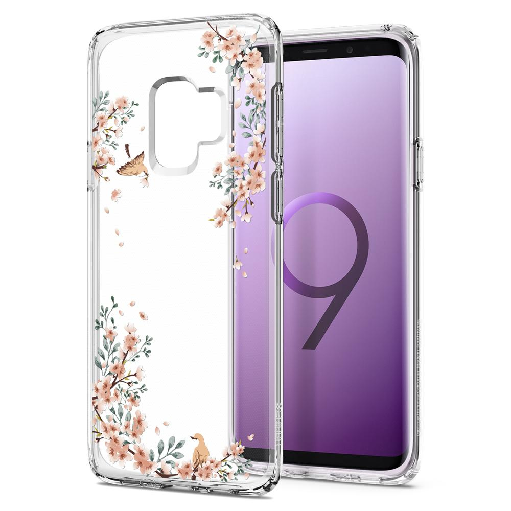 Galaxy S9 Case Liquid Crystal Blossom Nature