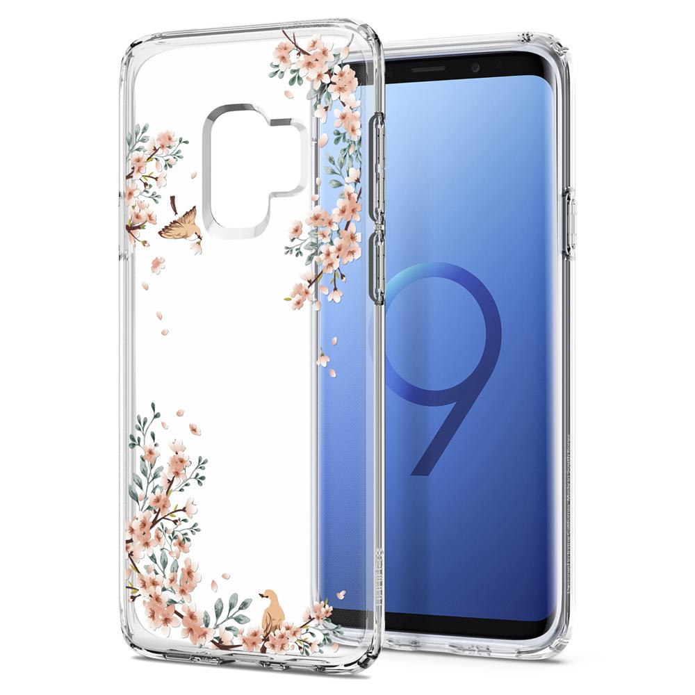 Galaxy S9 Case Liquid Crystal Blossom Nature