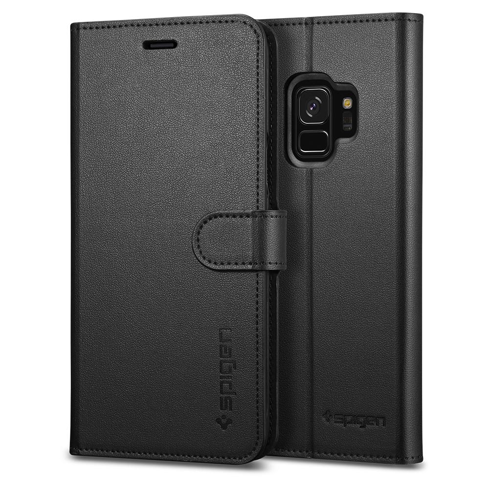 Galaxy S9 Case Wallet S Black