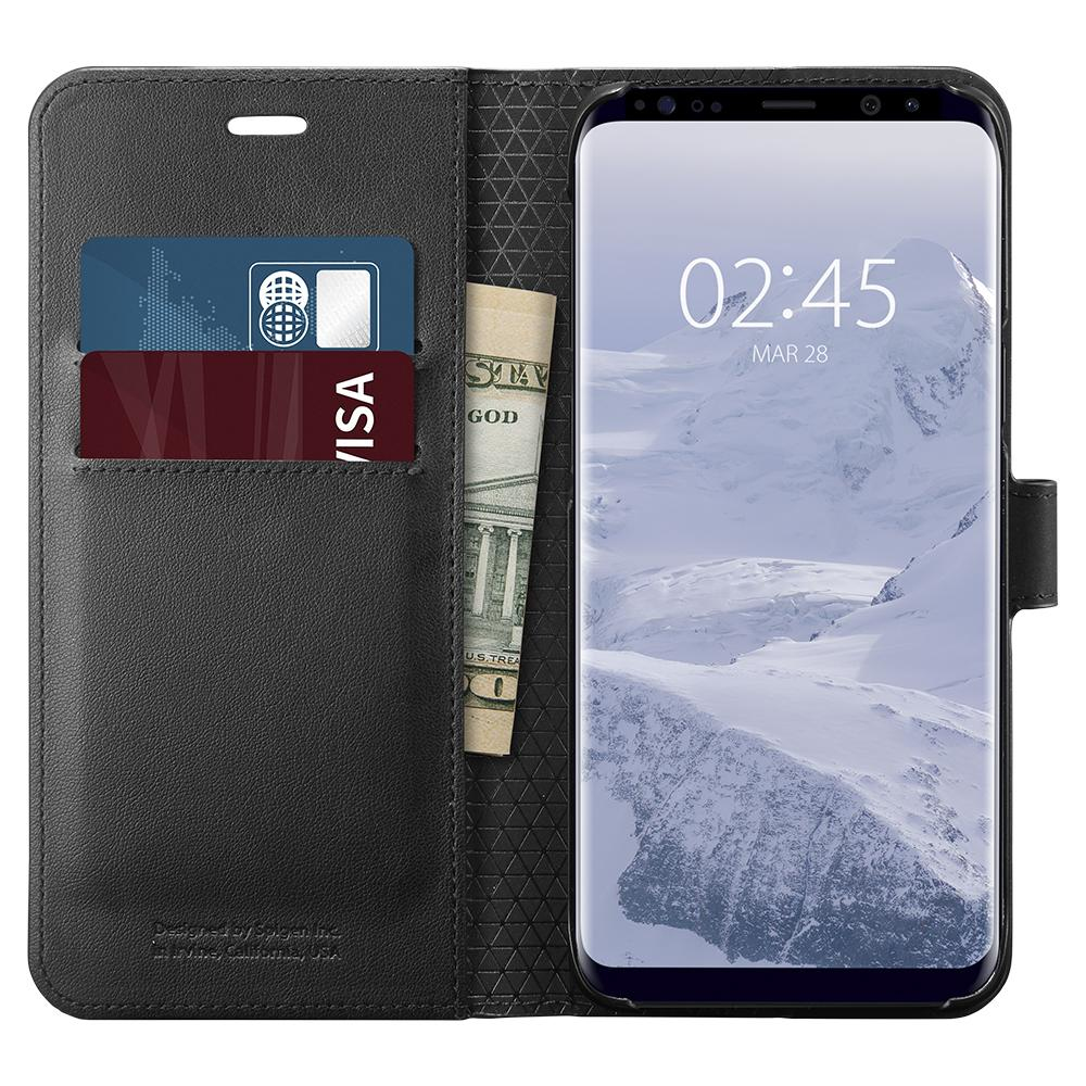 Galaxy S9 Case Wallet S Black