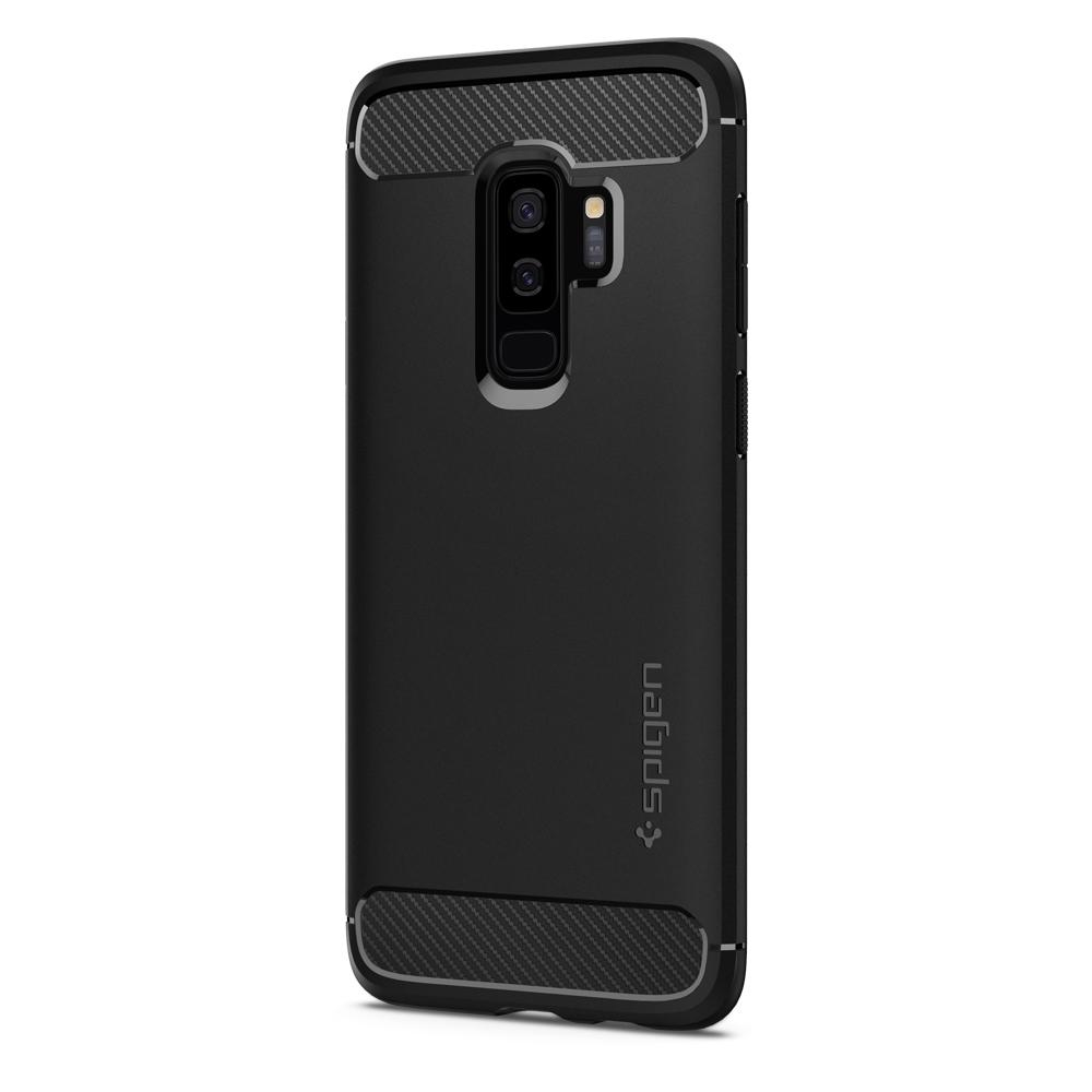 Galaxy S9+ Case Rugged Armor Matte Black