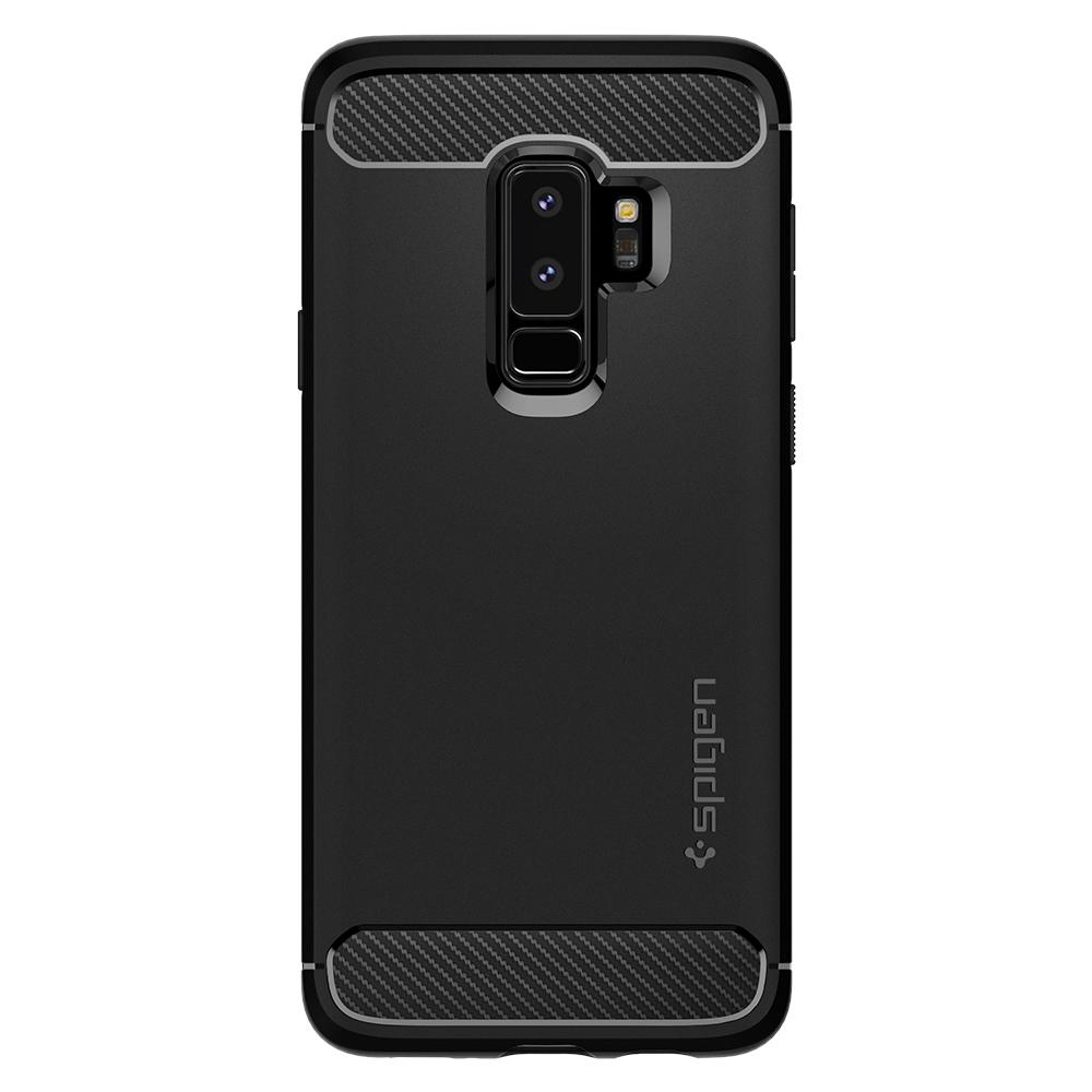 Galaxy S9+ Case Rugged Armor Matte Black