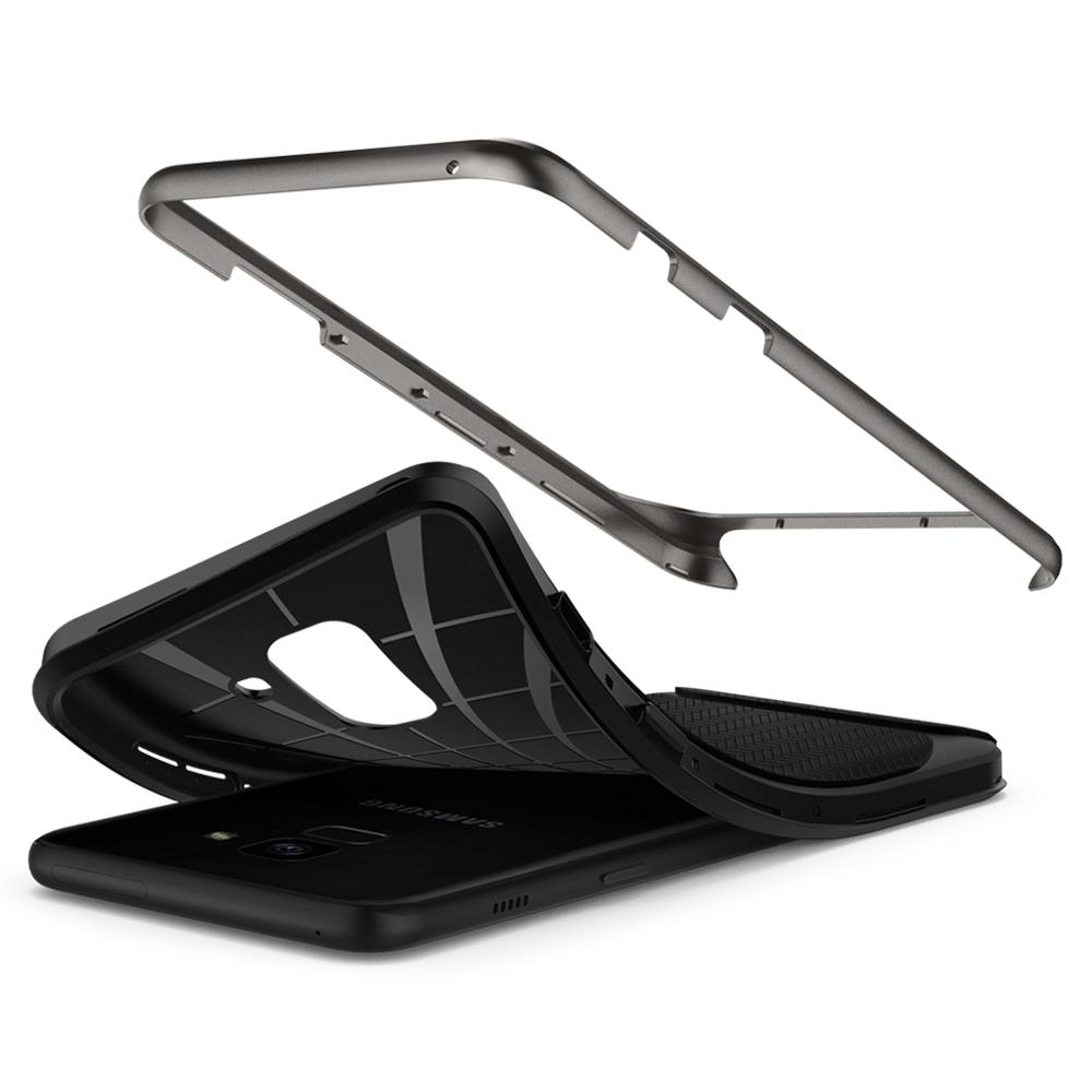 Galaxy A8 (2018) Case Neo Hybrid Gunmetal