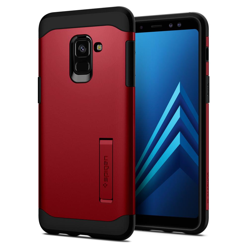 Galaxy A8 (2018) Case Slim Armor Merlot Red