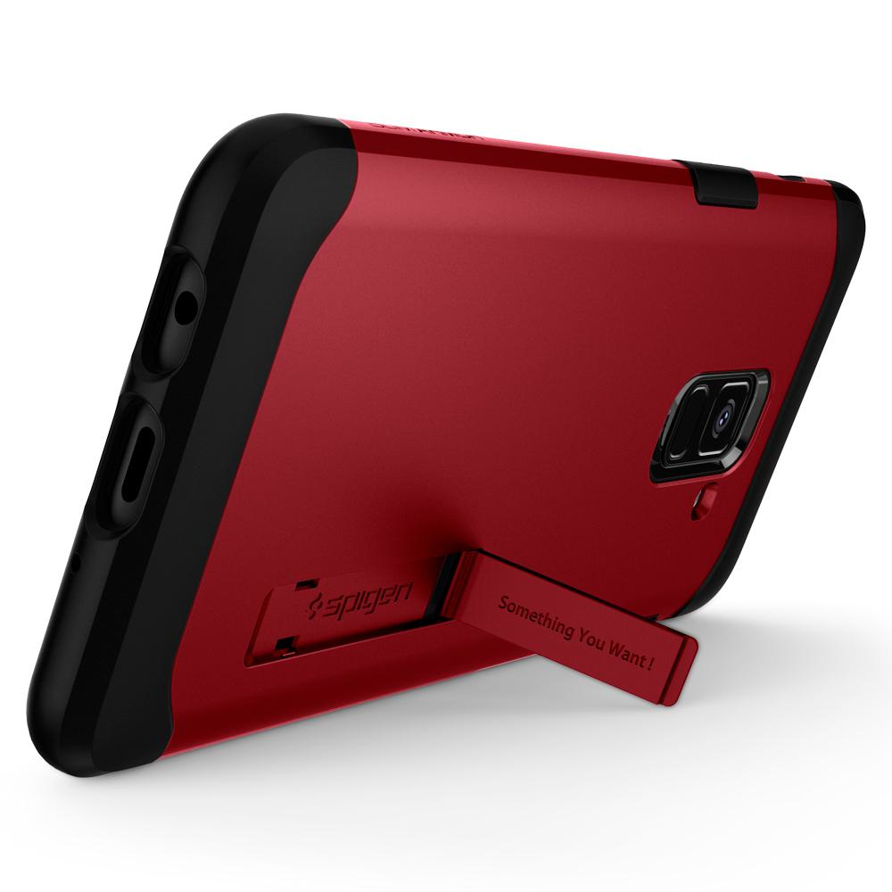 Galaxy A8 (2018) Case Slim Armor Merlot Red