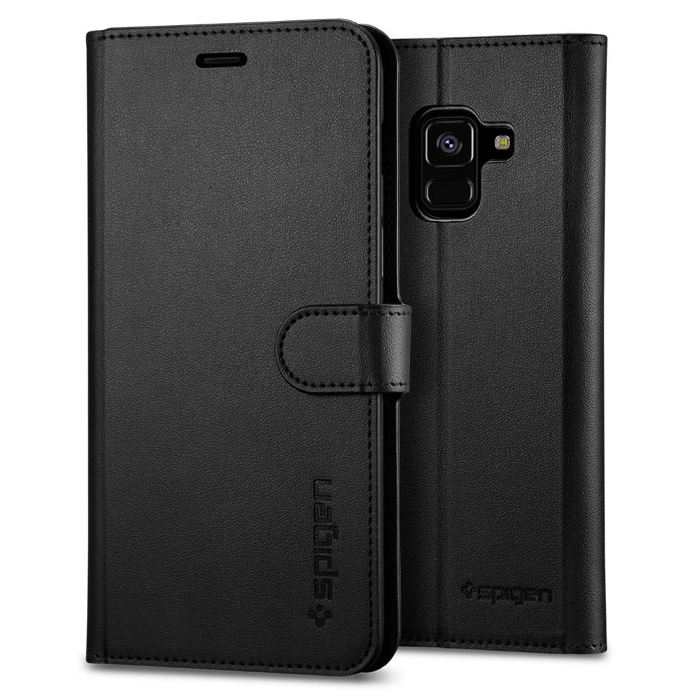 Galaxy A8 (2018) Case Wallet S Black