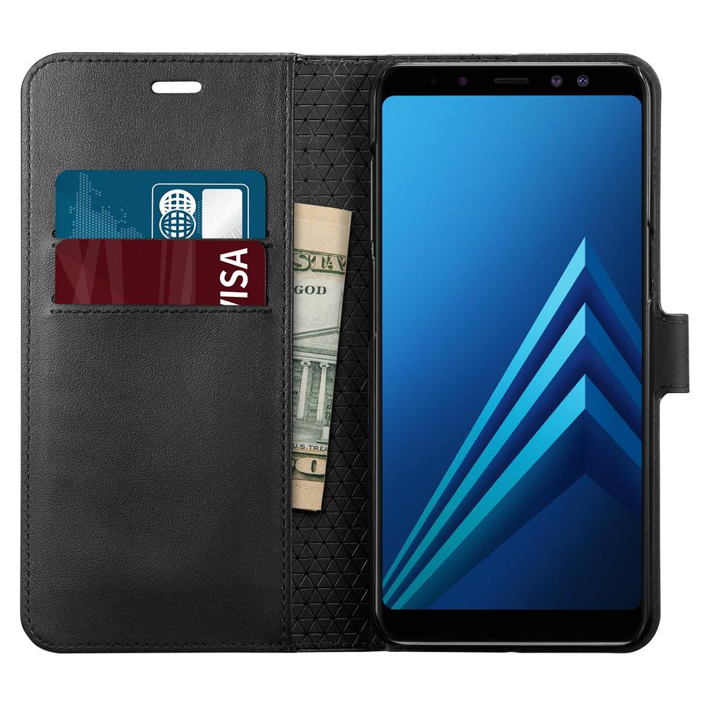 Galaxy A8 (2018) Case Wallet S Black