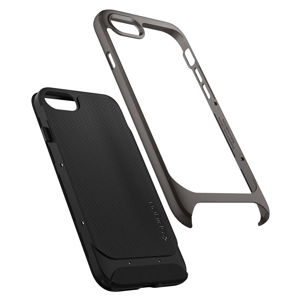 iPhone 8/7 Case Neo Hybrid Herringbone Gunmetal