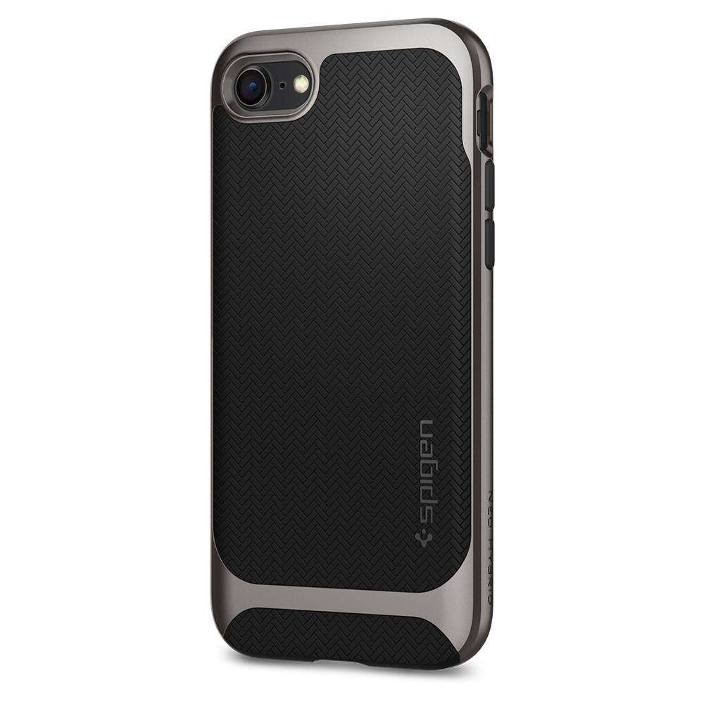 iPhone 8/7 Case Neo Hybrid Herringbone Gunmetal