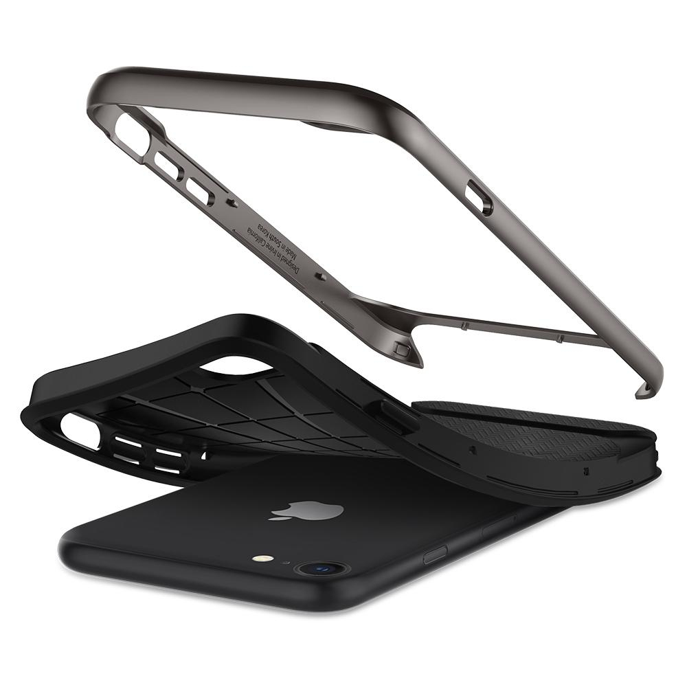 iPhone 8/7 Case Neo Hybrid Herringbone Gunmetal