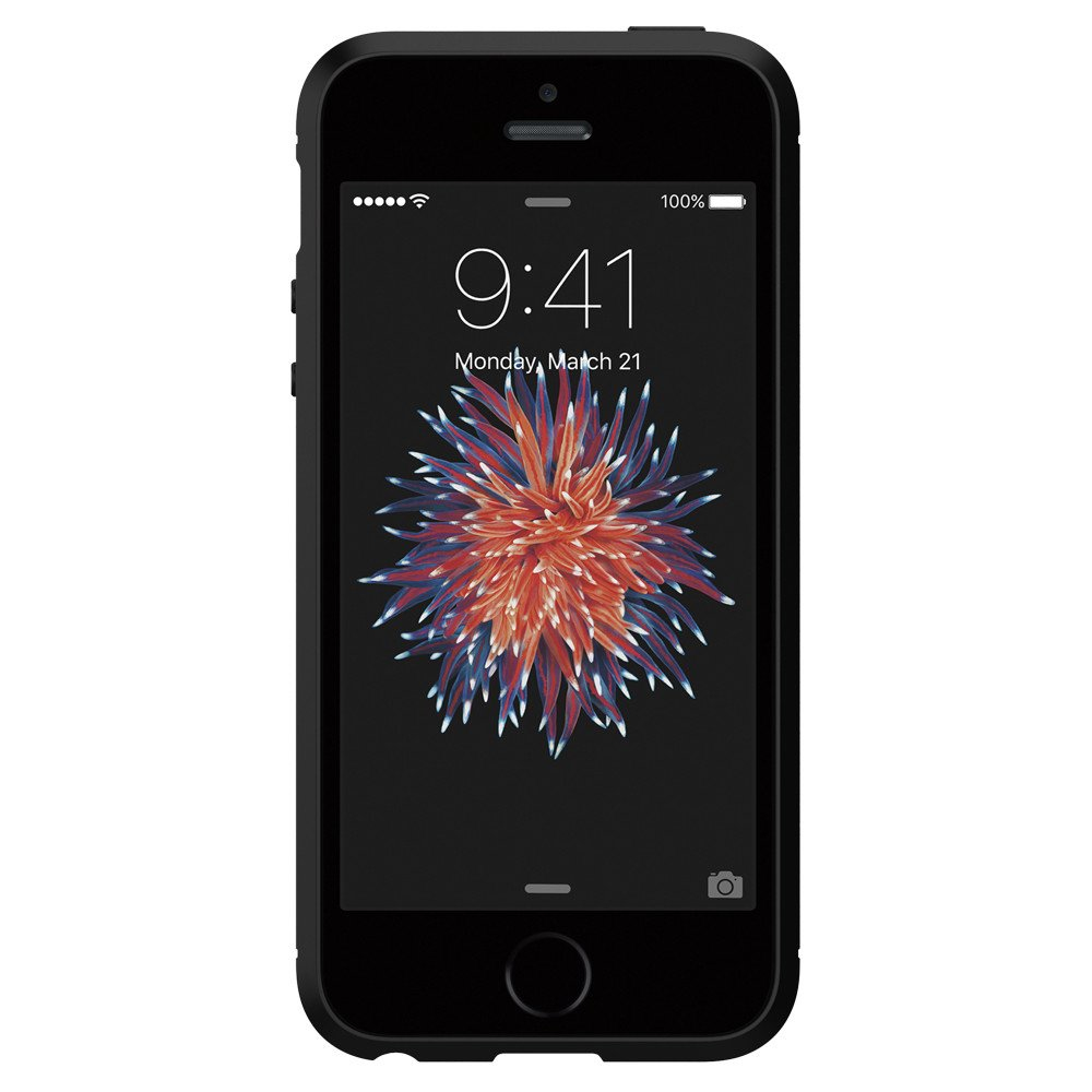 iPhone Se/5s/5 Case Rugged Armor Black