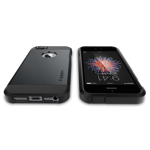iPhone Se/5s/5 Case Tough Armor Metal Slate