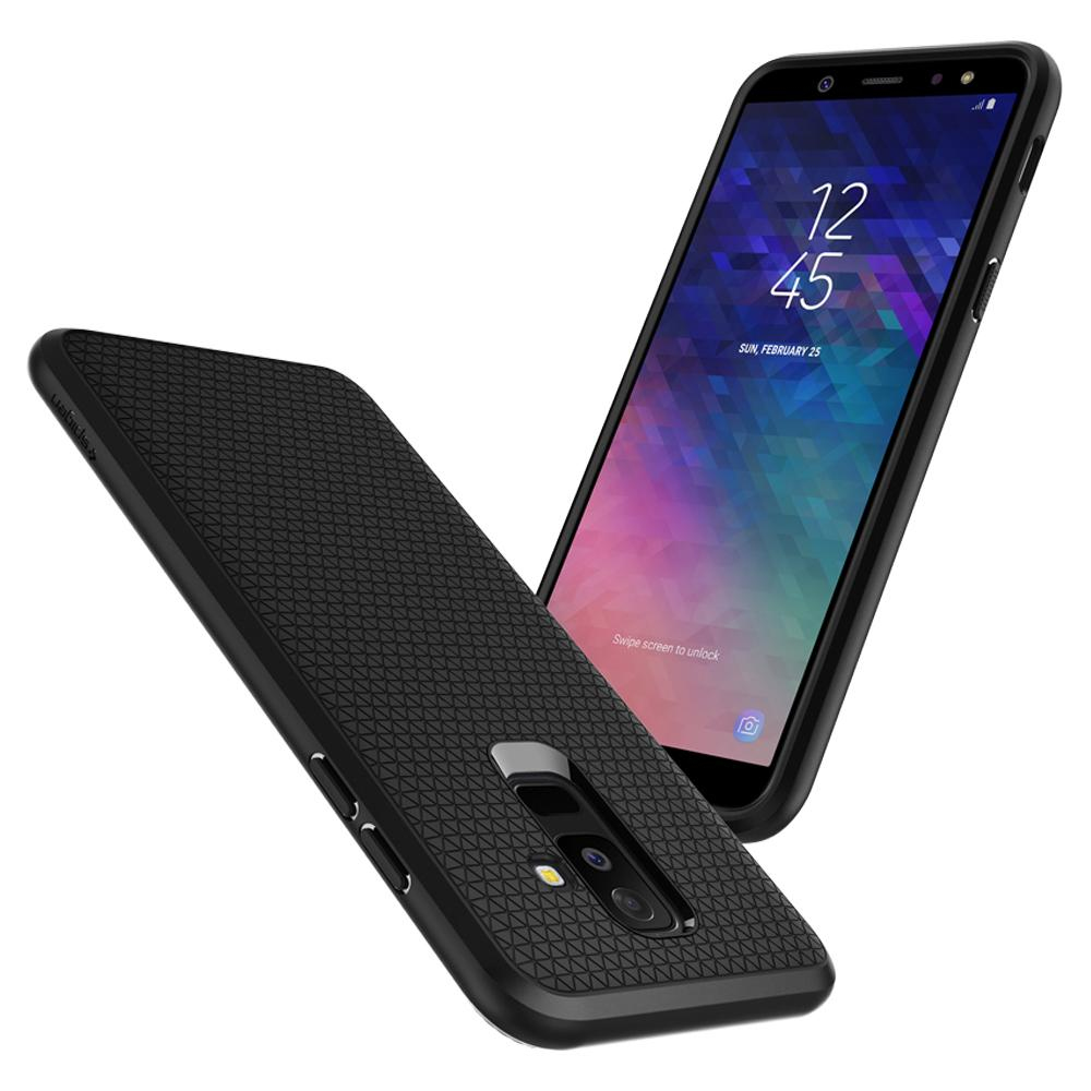 Galaxy A6+ Case Liquid Air Black