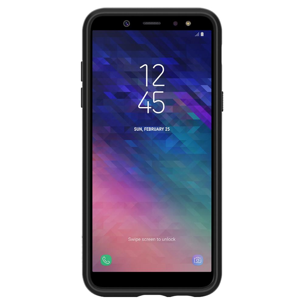 Galaxy A6+ Case Liquid Air Black