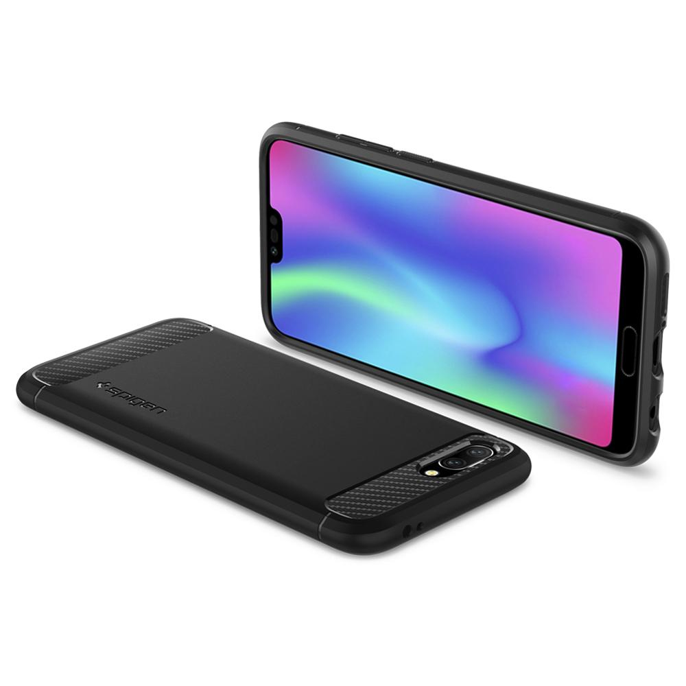 Honor 10 Case Rugged Armor Black