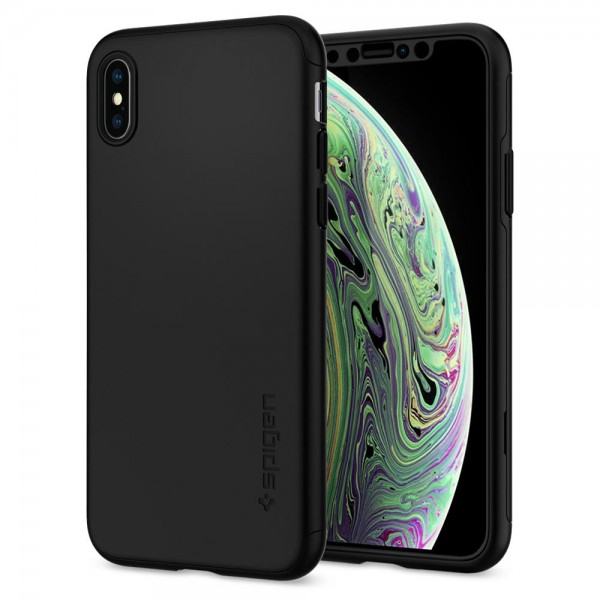 New iPhone 5.8in Case Thin Fit 360 Black