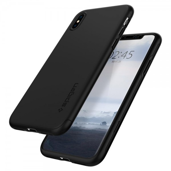 New iPhone 5.8in Case Thin Fit 360 Black