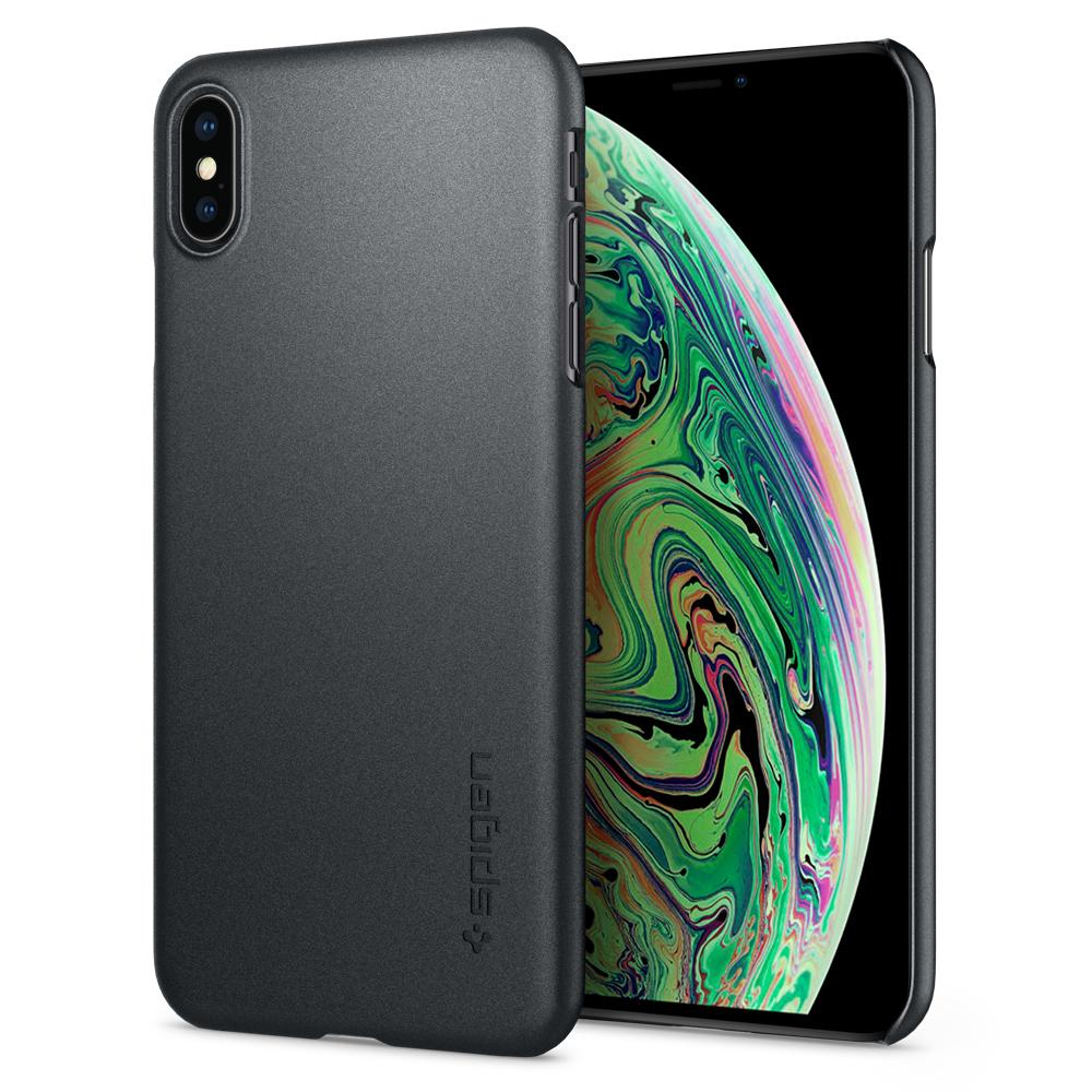 New iPhone 6.5in Case Thin Fit Graphite Gray