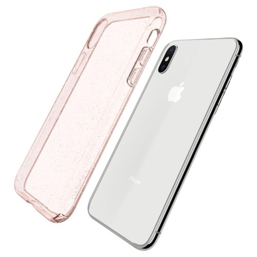 New iPhone 5.8in Case Liquid Crystal Glitter Rose Quartz (ver.2)