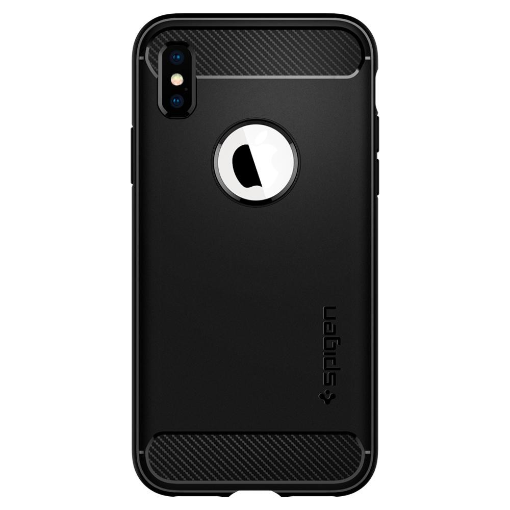 New iPhone 5.8in Case Rugged Armor Matte Black (ver.2)