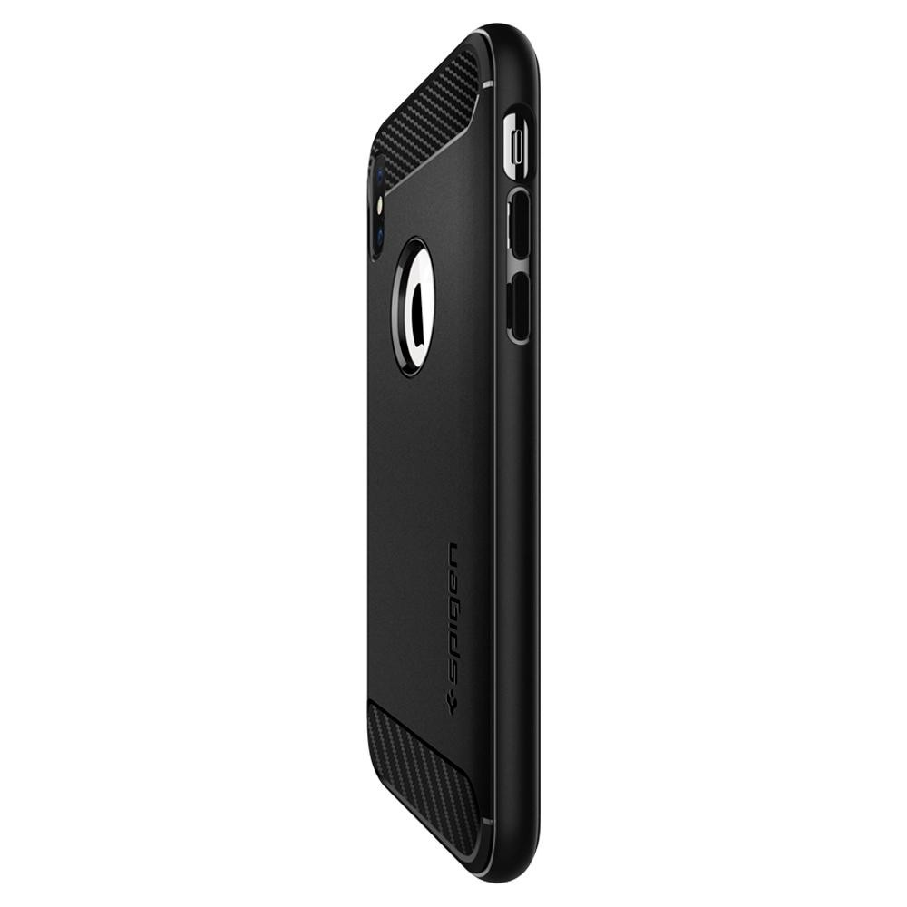 New iPhone 5.8in Case Rugged Armor Matte Black (ver.2)