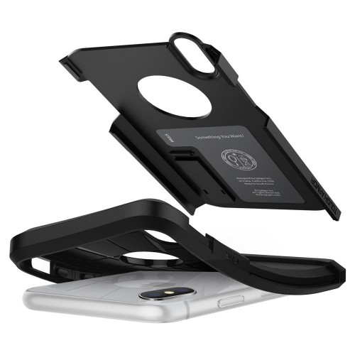 New iPhone 5.8in Case Tough Armor Gunmetal (ver.2)