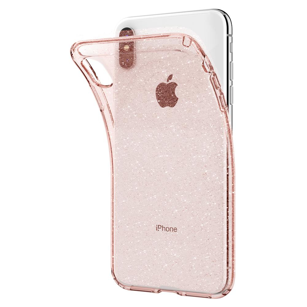 New iPhone 6.5in Case Liquid Crystal Glitter Rose Quartz (ver.2)