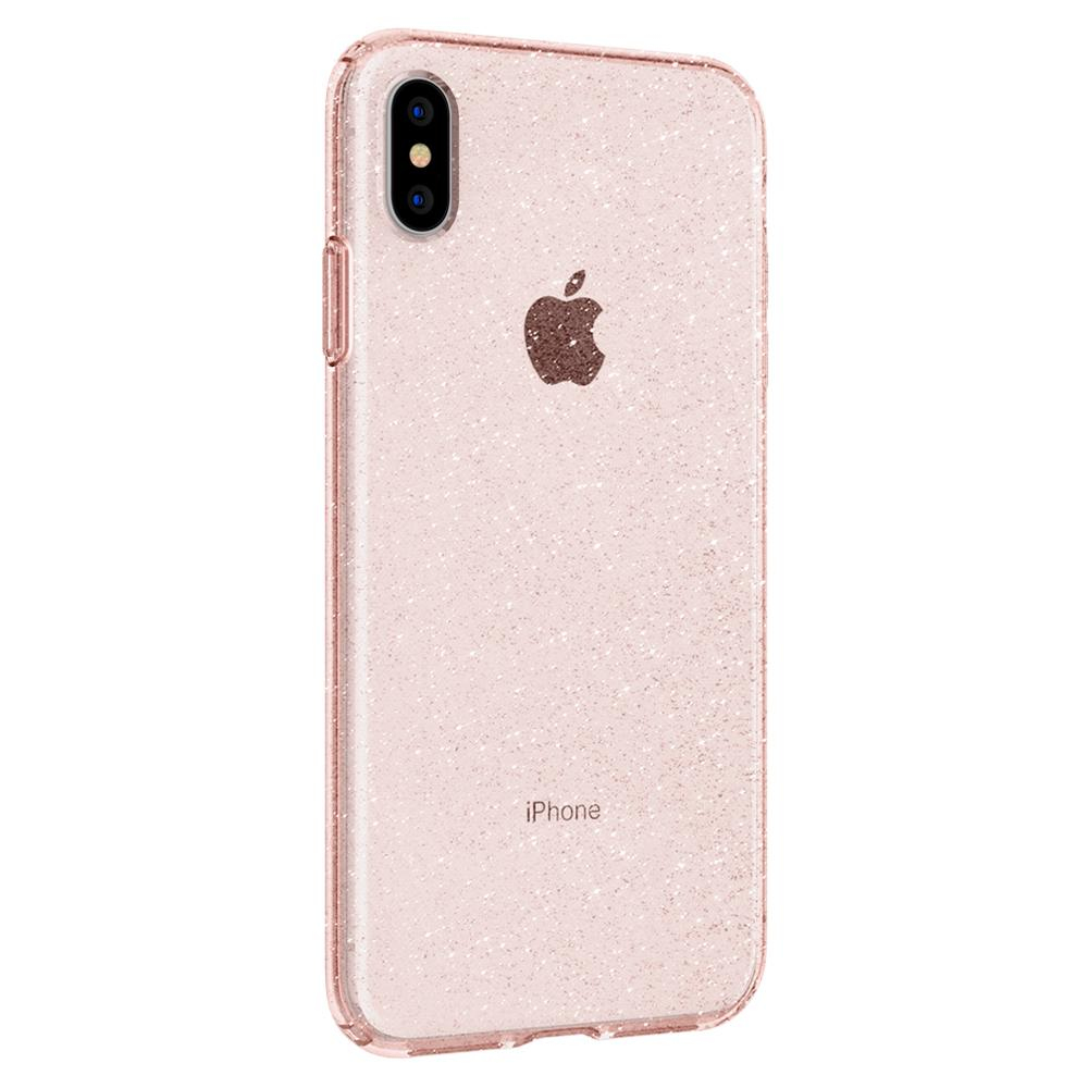 New iPhone 6.5in Case Liquid Crystal Glitter Rose Quartz (ver.2)