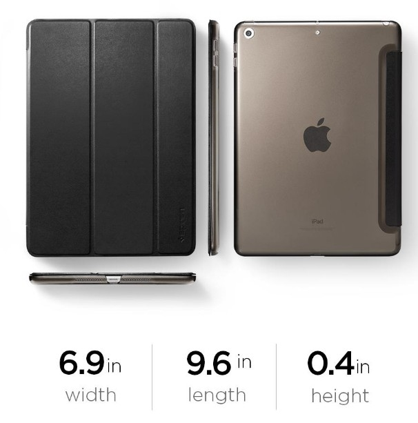 iPad 9.7in (2018/2017) Case Smart Fold - Black