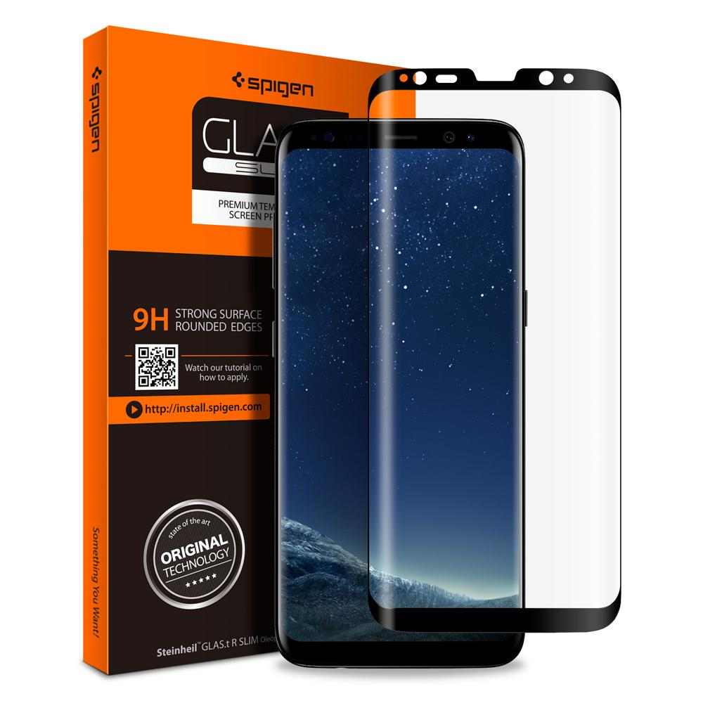 Galaxy S8+ Glass Glas.tr Curved Black