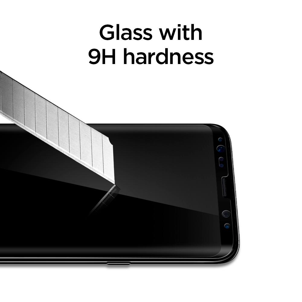 Galaxy S8 Glass Glas.tr Curved Black