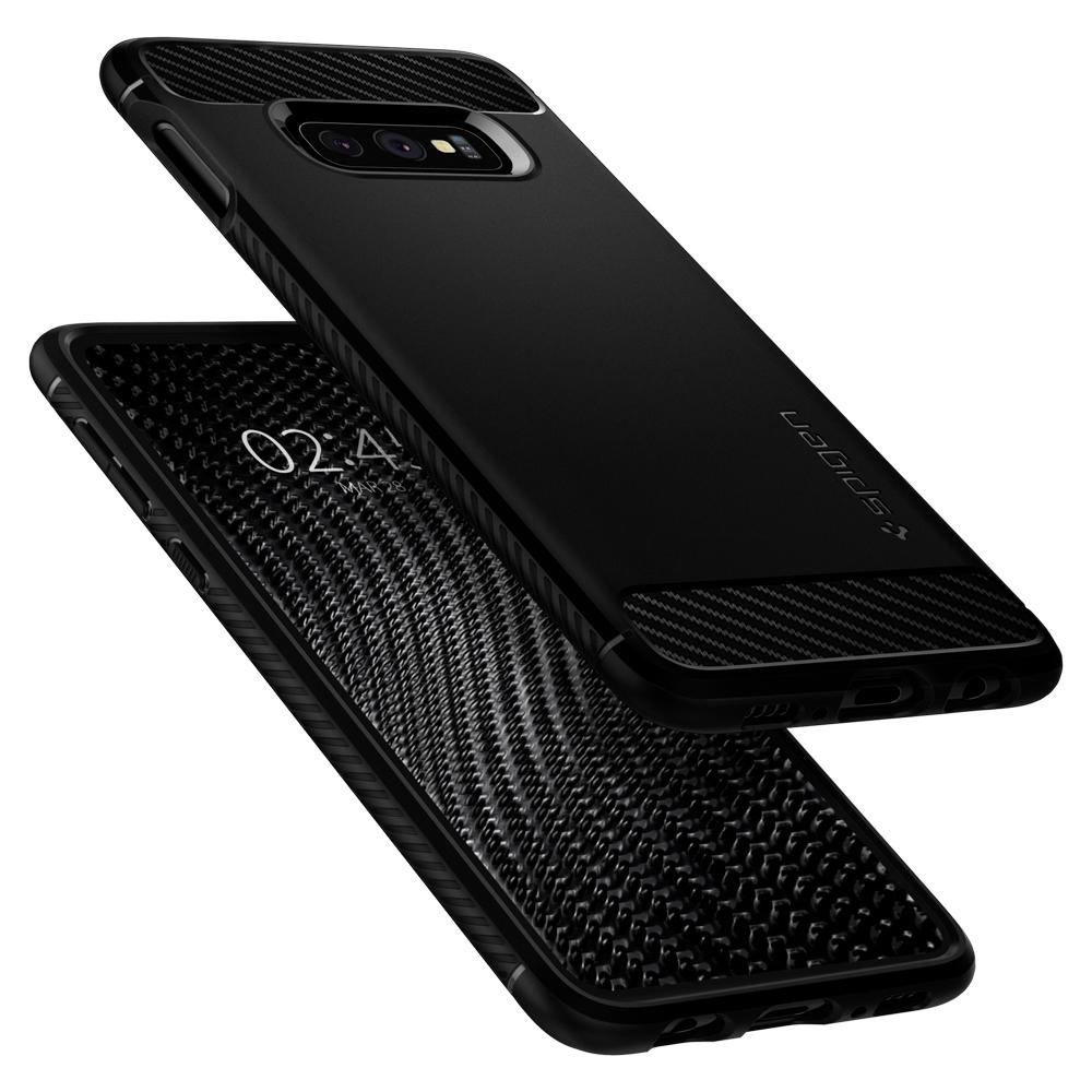 Galaxy S10e Lite Case Rugged Armor Matte Black