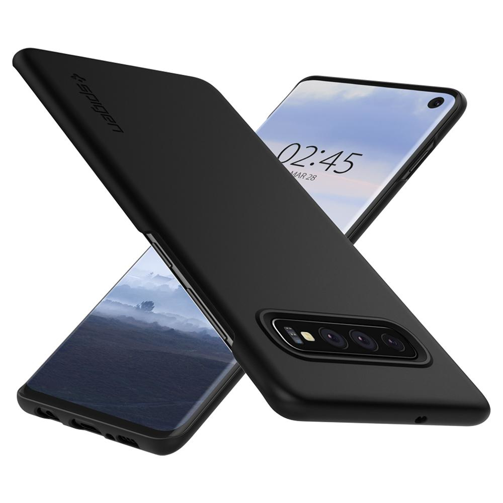 Galaxy S10+ Case Thin Fit Black