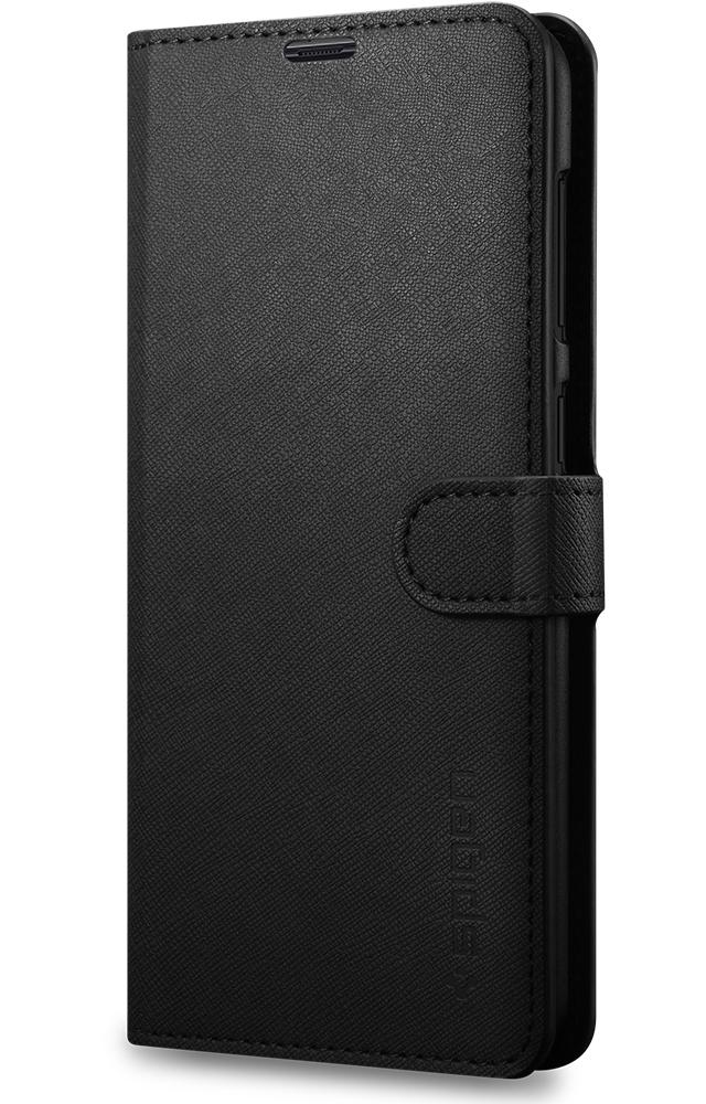 Galaxy A50 Case Wallet S Saffiano Black