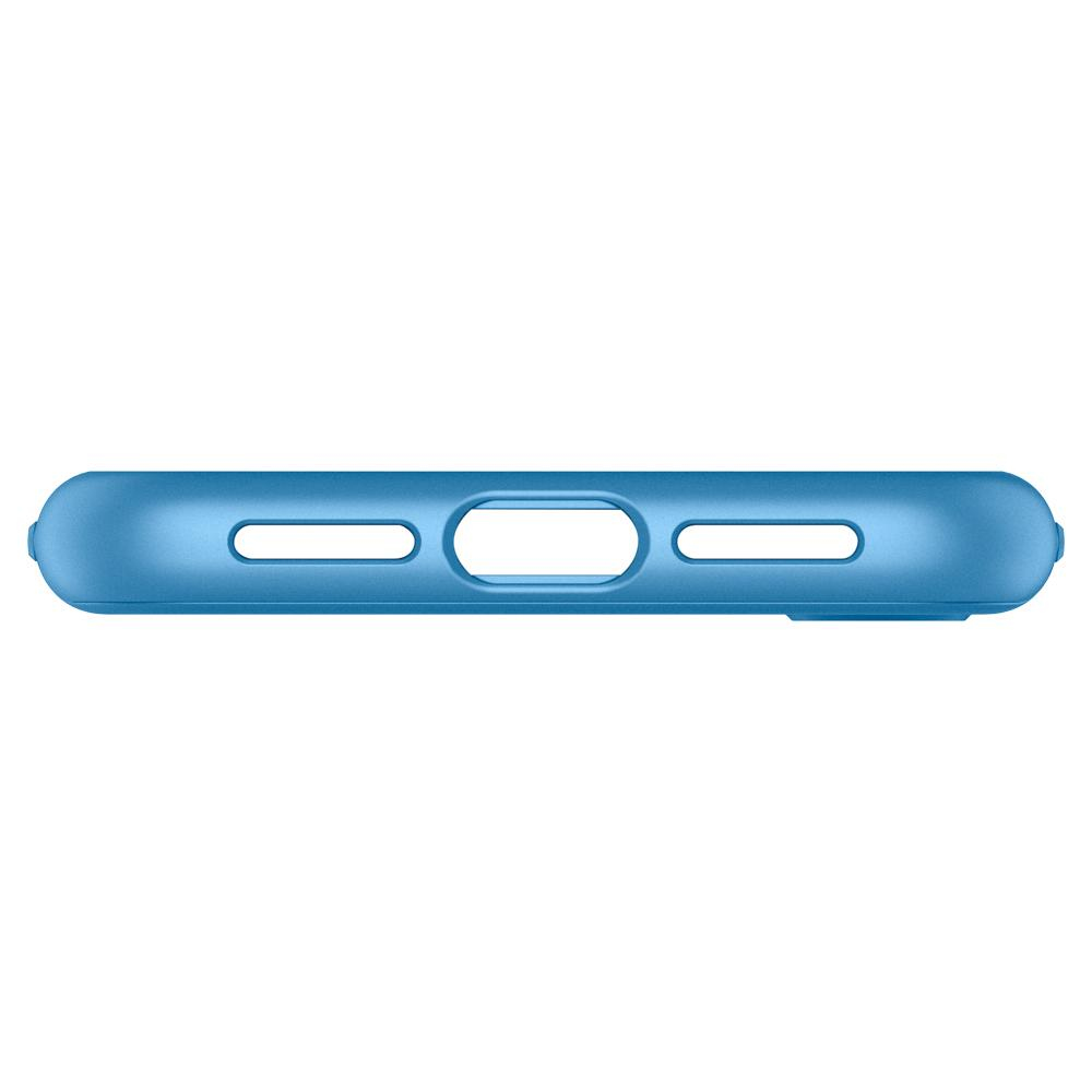 iPhone Xr Case Thin Fit 360 Blue Glass Screen Protector