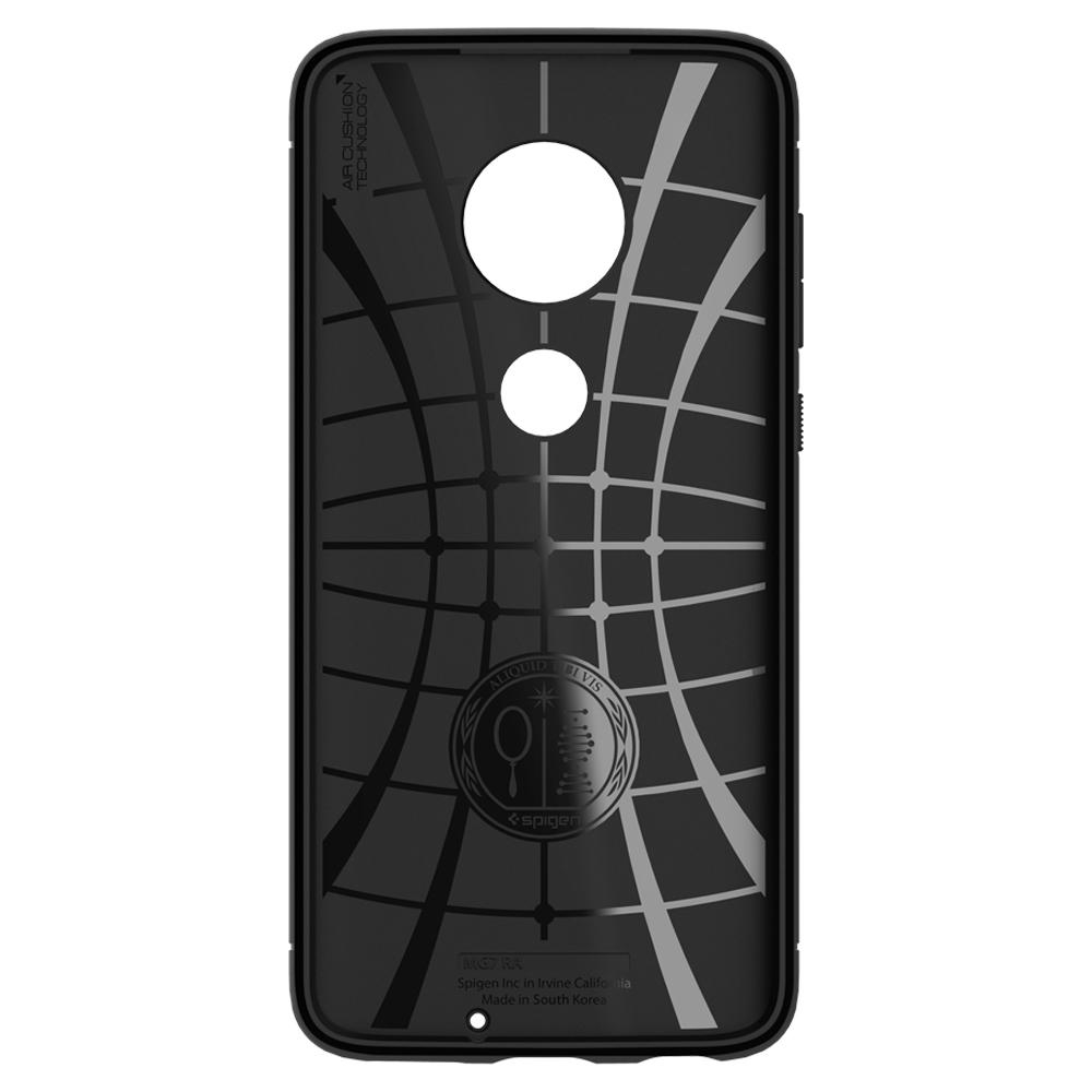 Moto G7 Case Rugged Armor Matte Black