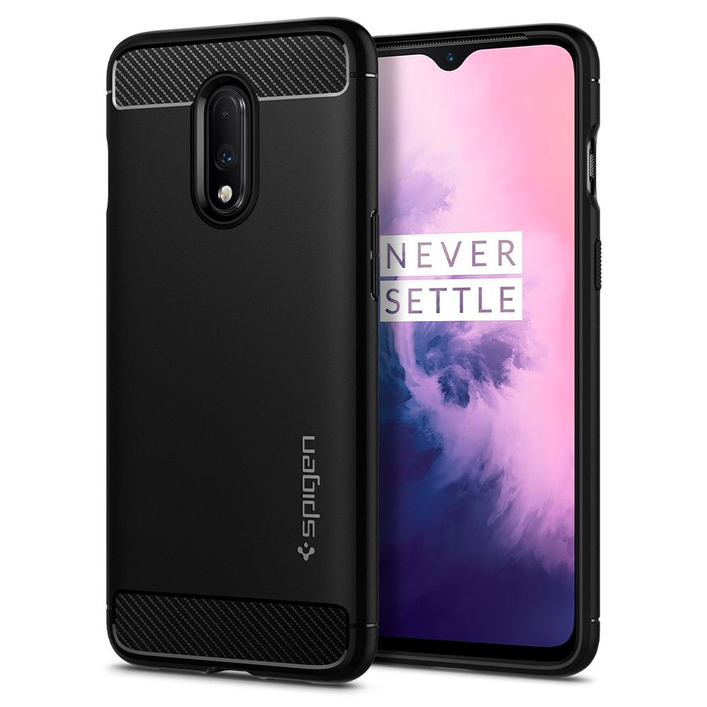 Oneplus 7 Case Rugged Armor Matte Black